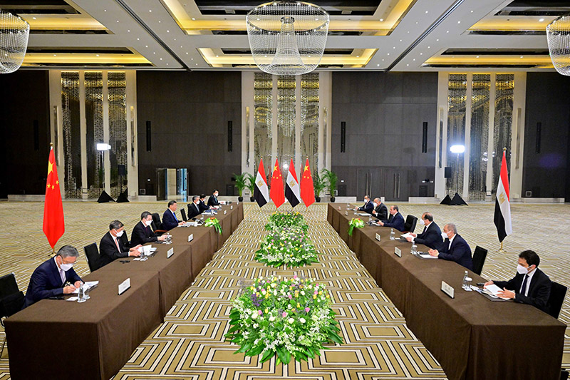习近平会见埃及总统塞西