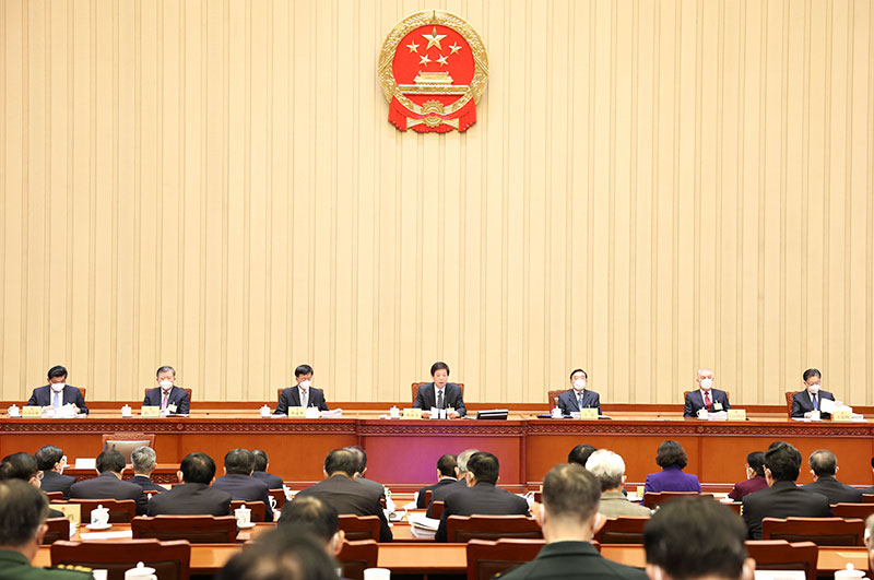 十三届全国人大常委会第三十八次会议在京举行
