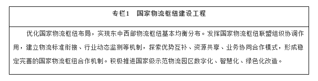 国务院办公厅关于印发“十四五”现代物流发展规划的通知