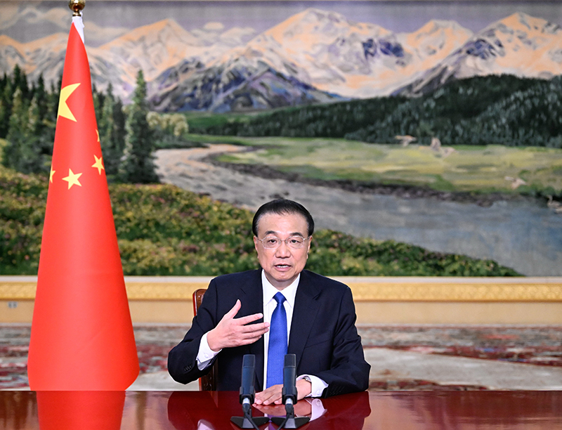 李克强在第三轮中韩企业家和前高官对话会上致辞