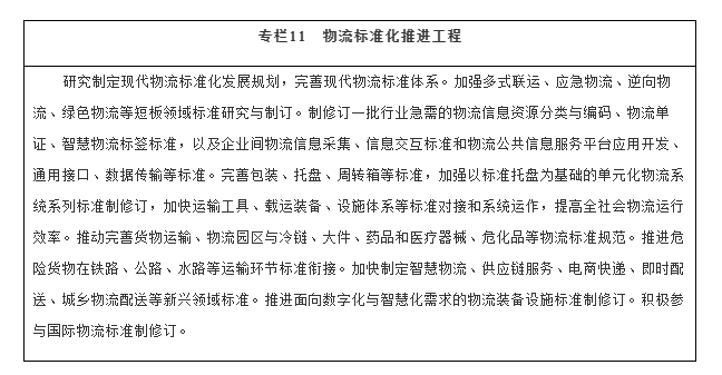 国务院办公厅关于印发“十四五”现代物流发展规划的通知