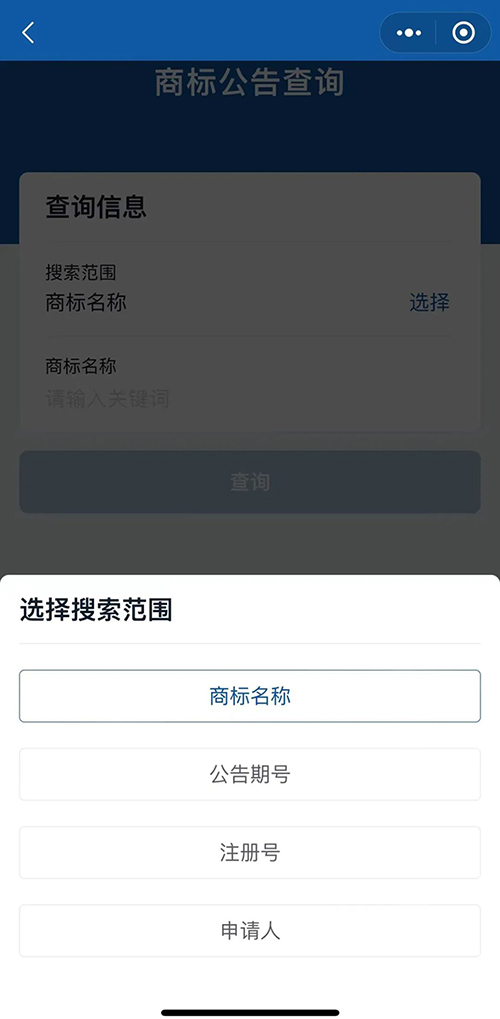信息便利查！商标公告查询小程序上线