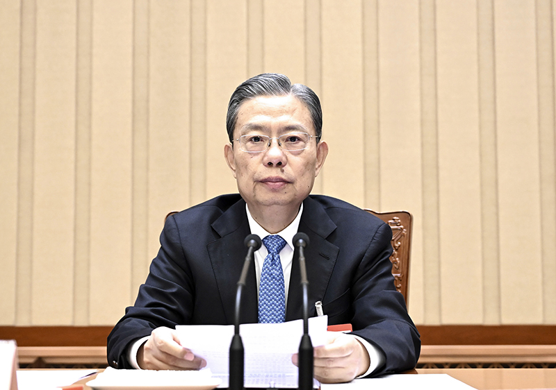 十四届全国人大一次会议主席团举行第九次会议