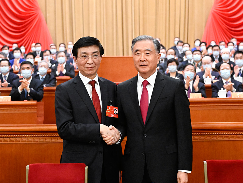 政协第十四届全国委员会选出领导人 王沪宁当选全国政协主席