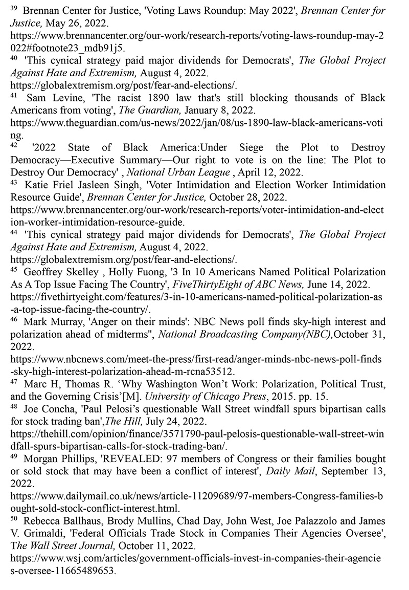 2022年美国侵犯人权报告