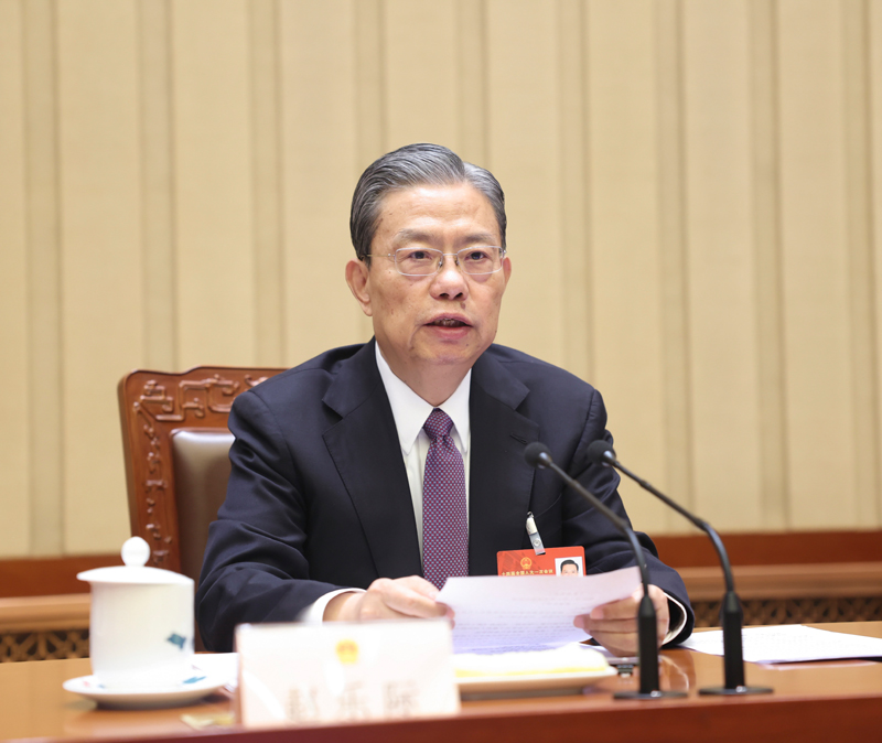 十四届全国人大一次会议主席团举行第八次会议