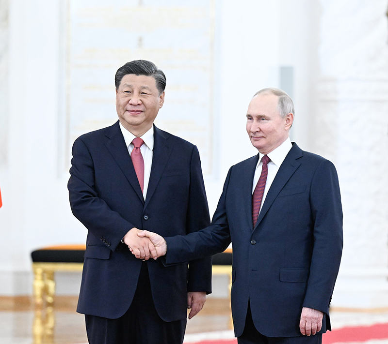 习近平同俄罗斯总统普京举行会谈
