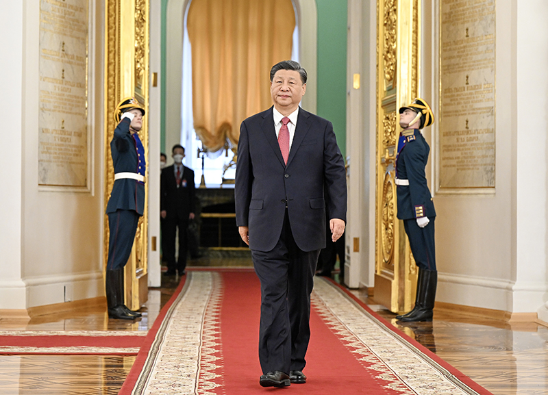 习近平同俄罗斯总统普京举行会谈
