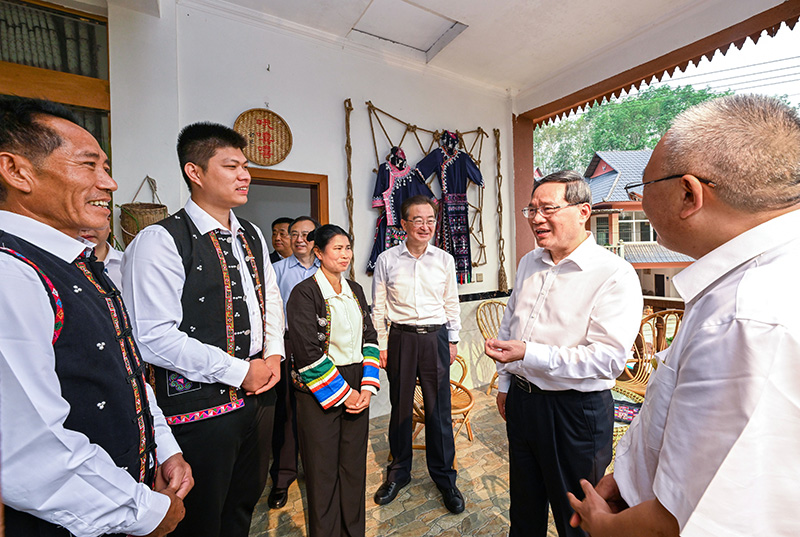 李强在广西、云南调研