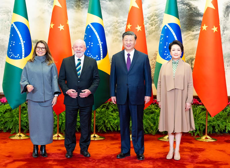 习近平同巴西总统卢拉举行会谈