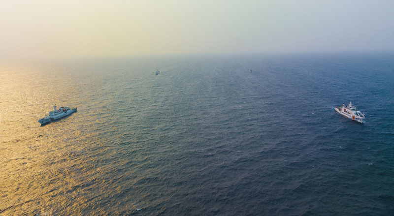中越海警开展2023年第一次北部湾海域联合巡逻