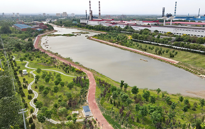 河北沙河：生态优化工程拓展城市绿色空间