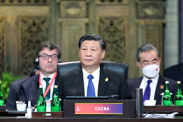 Xi calls for meeting challenges of the times together at G20 summit