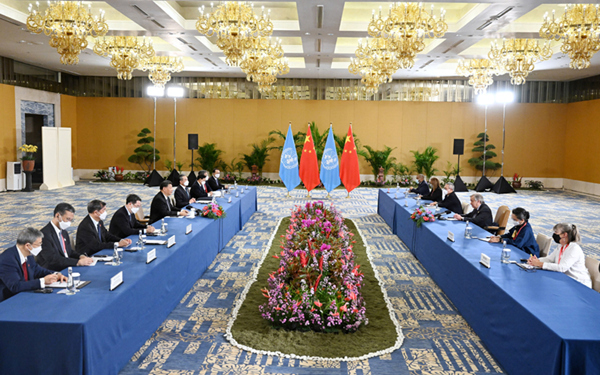 China staunch supporter of UN-centered int'l system: Xi