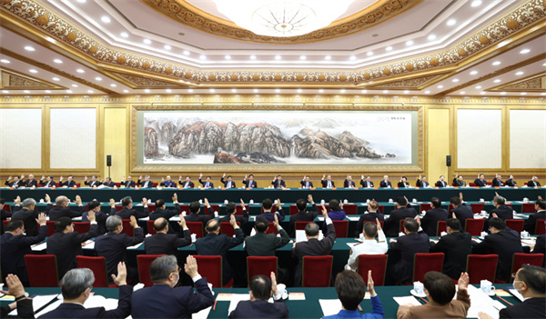 Presidium of 20th CPC National Congress holds its first meeting, Xi Jinping delivers speech