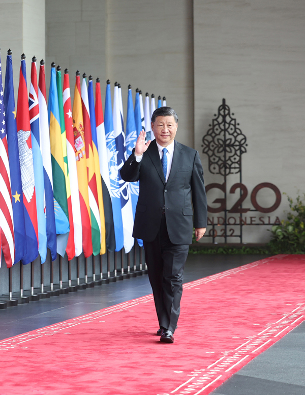 Xi calls for meeting challenges of the times together at G20 summit