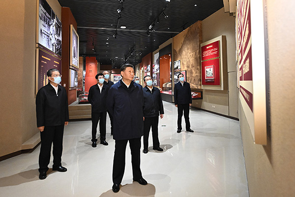 Xi urges efforts to carry forward great founding spirit of CPC and Yan'an Spirit
