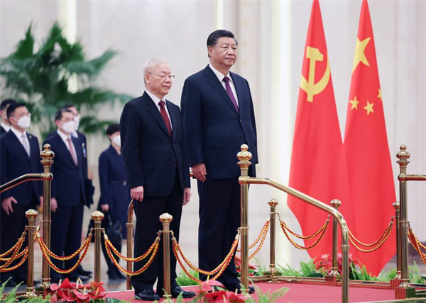Xi holds talks with Vietnam’s communist party chief