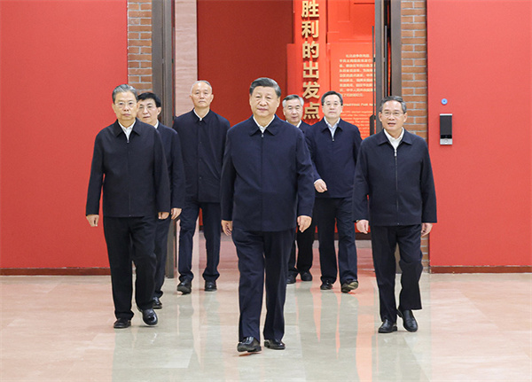 Xi stresses striving in unity to fulfill goals set by Party congress
