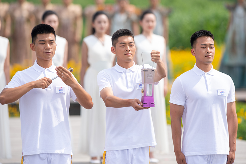 杭州亚运会火种采集仪式在良渚古城遗址举行