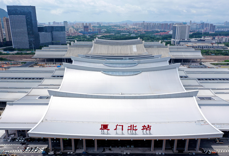 探访国内首条跨海高铁全线施工难度最大车站