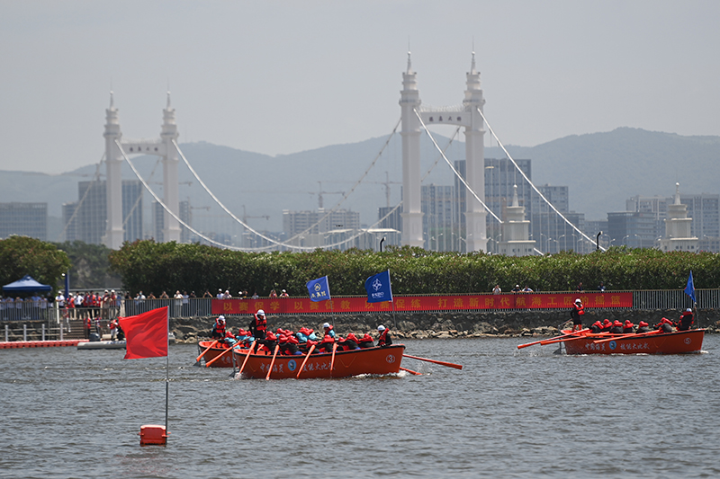 第六届中国海员技能大比武在浙江舟山举行