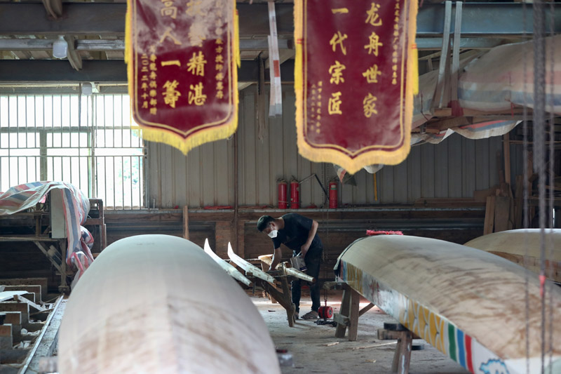 匠心造“龙”——福建“龙舟村”传承造船技艺数百年