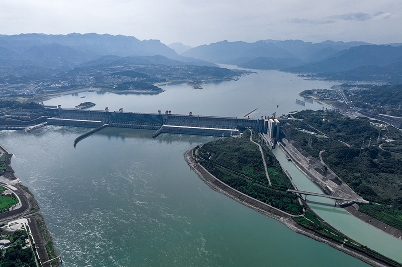 三峡水库水位消落迎接长江主汛期