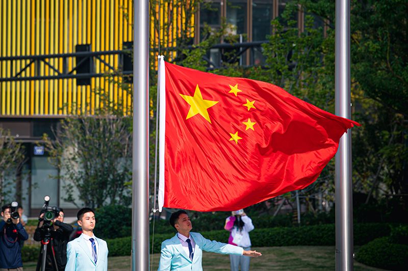 杭州亚残运村举行开村仪式暨中国体育代表团欢迎仪式