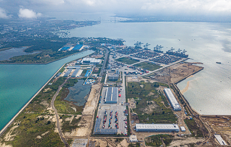 海南洋浦港封关运作项目土建工程即将完工