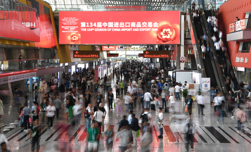 第134届广交会开幕 展现外贸向好预期
