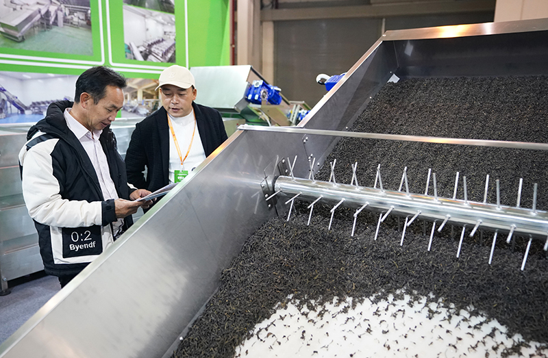 茶博会上茶飘香