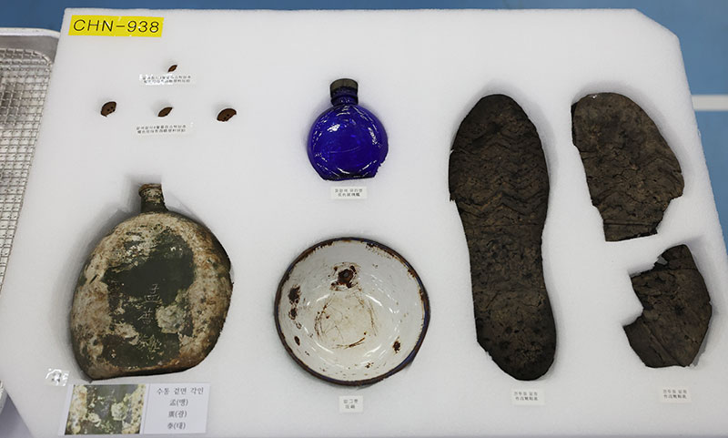 第十批在韩中国人民志愿军烈士遗骸装殓仪式在韩国仁川举行