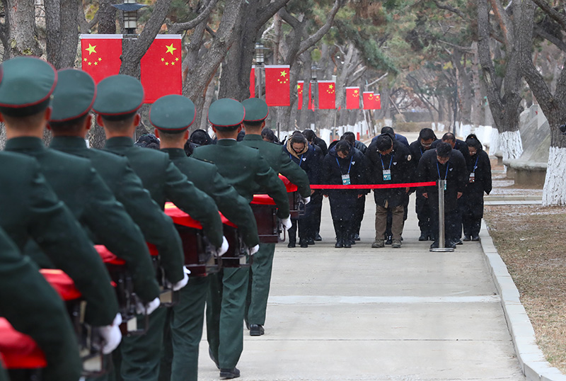第十批在韩中国人民志愿军烈士遗骸回国
