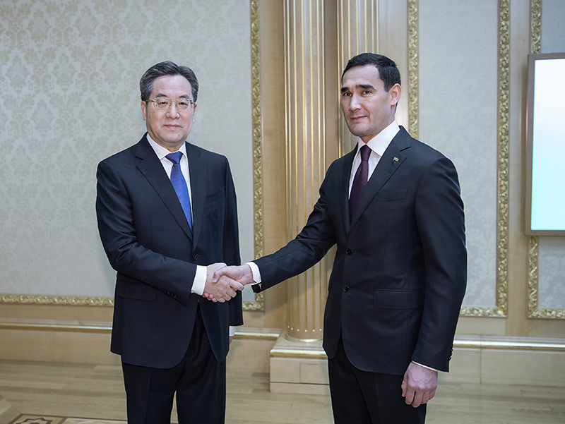 丁薛祥访问土库曼斯坦并主持中土合作委员会第六次会议
