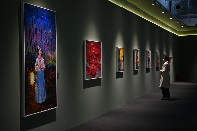 “艺汇丝路”采风作品展在杭开幕