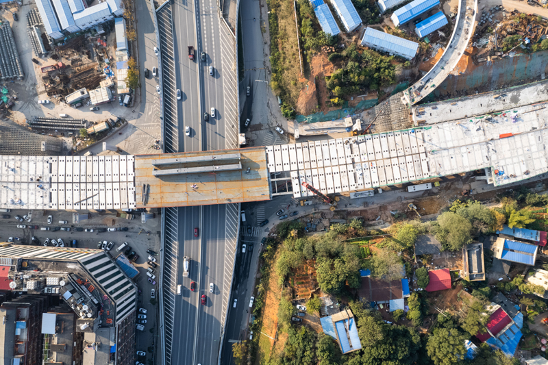 长沙万家丽路快速化改造北延线工程主体完工