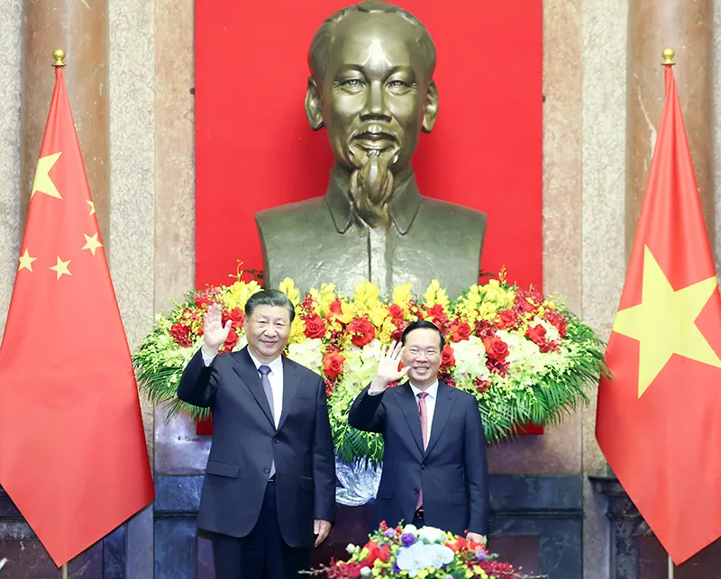 习近平同越南国家主席武文赏举行会谈