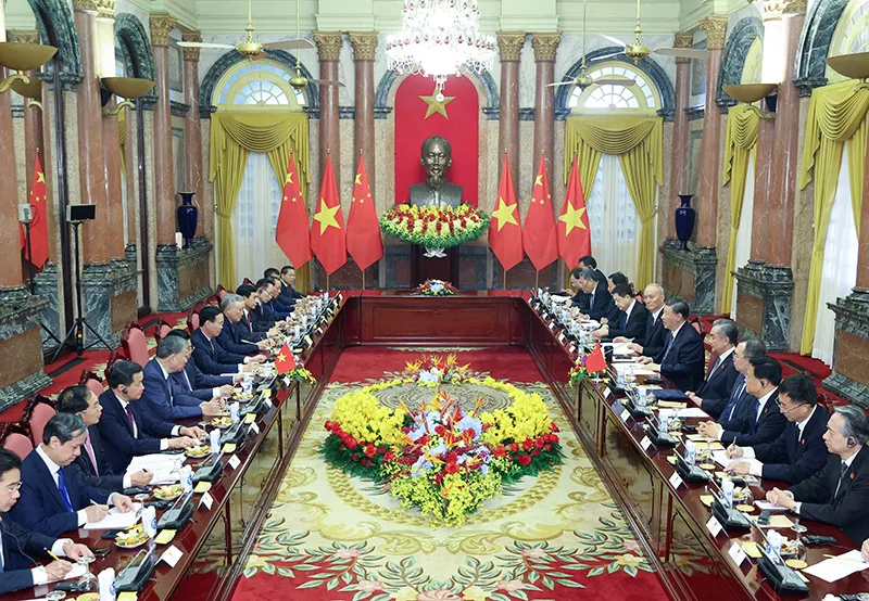 习近平同越南国家主席武文赏举行会谈
