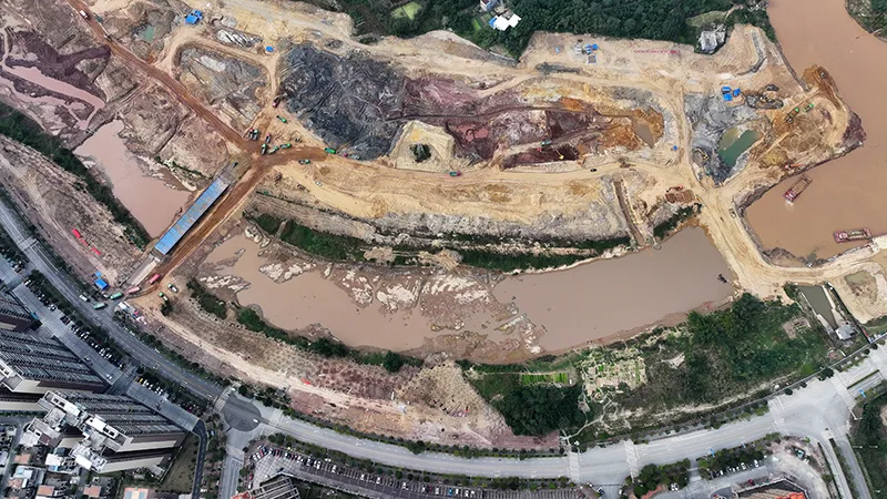 顶着寒潮抢进度——平陆运河建设剪影