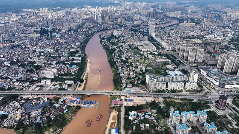 顶着寒潮抢进度——平陆运河建设剪影