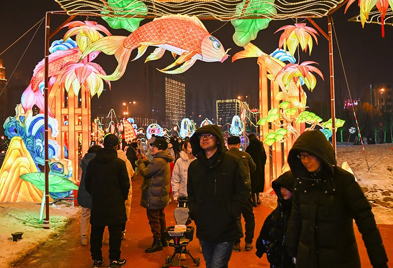 呼和浩特：赏灯迎新年