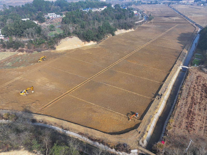 湖南湘潭：高标准农田建设夯实粮食稳产增产基础