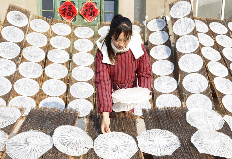 河北广宗：传统手工工艺助农增收