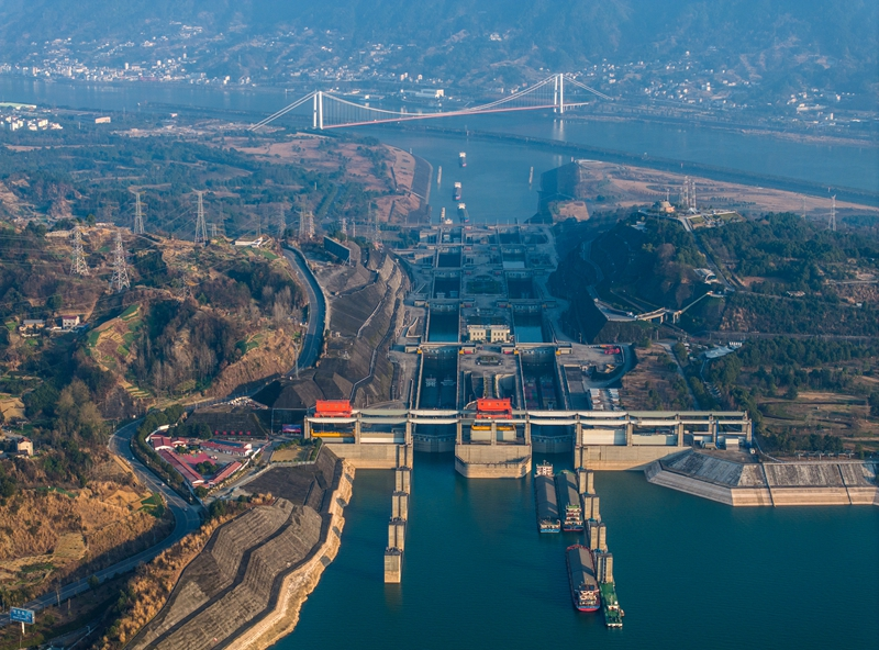 2023年三峡枢纽通过货运量再创新高