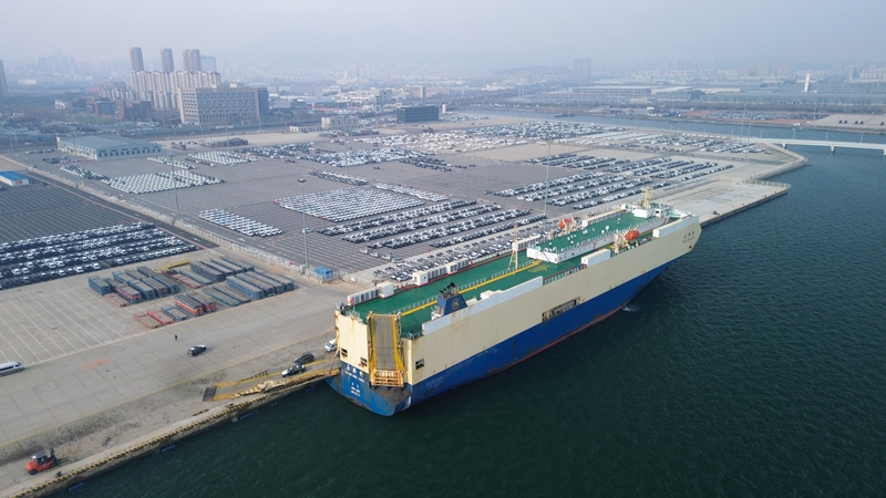 大连口岸2023年全年出口汽车突破10万辆