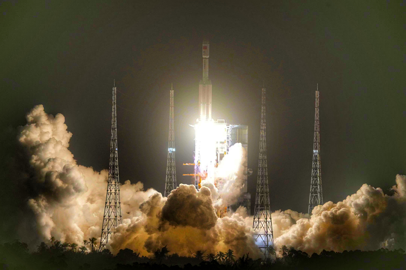 天舟七号货运飞船发射任务取得圆满成功