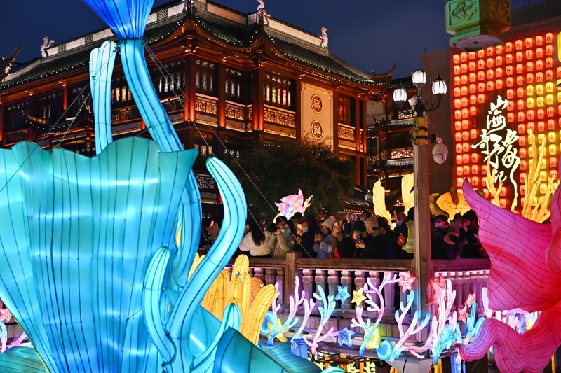 2024上海豫园民俗艺术灯会亮灯