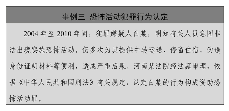中国的反恐怖主义法律制度体系与实践