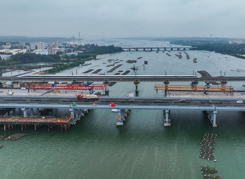 沈海国家高速茂湛段改扩建工程临近收官